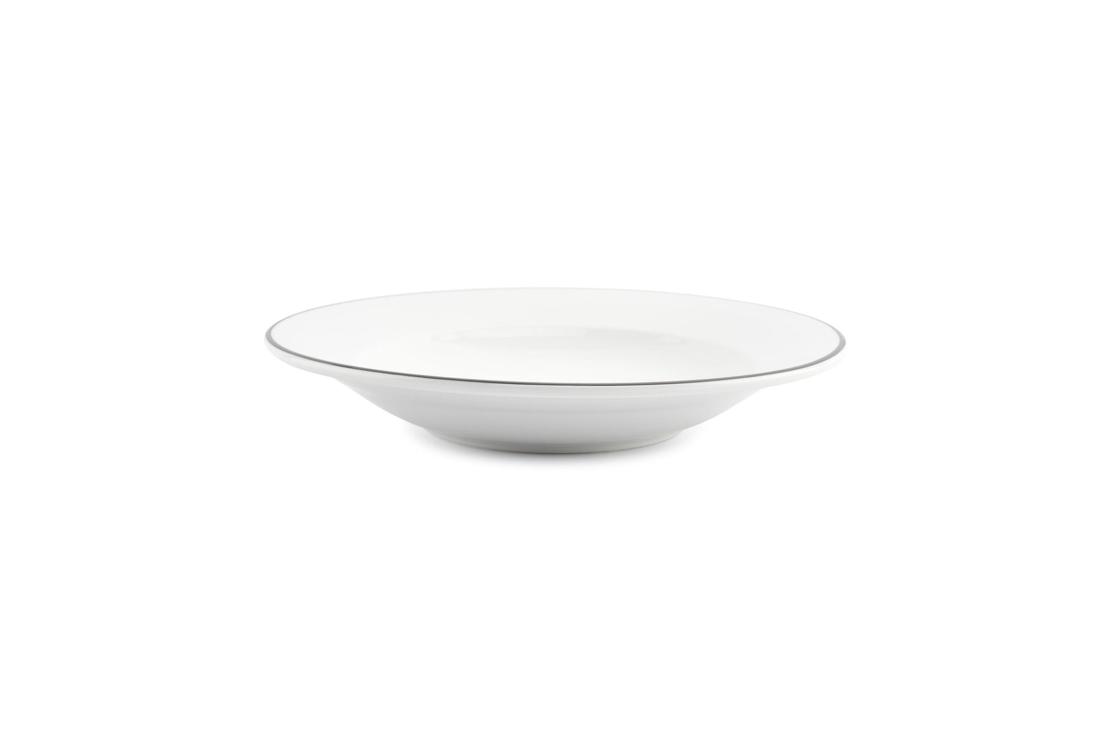 S&P - Bistro Black Rim Assiette creuse 23,5xH4cm black rim Bistro - 1 SET - 6 pièces