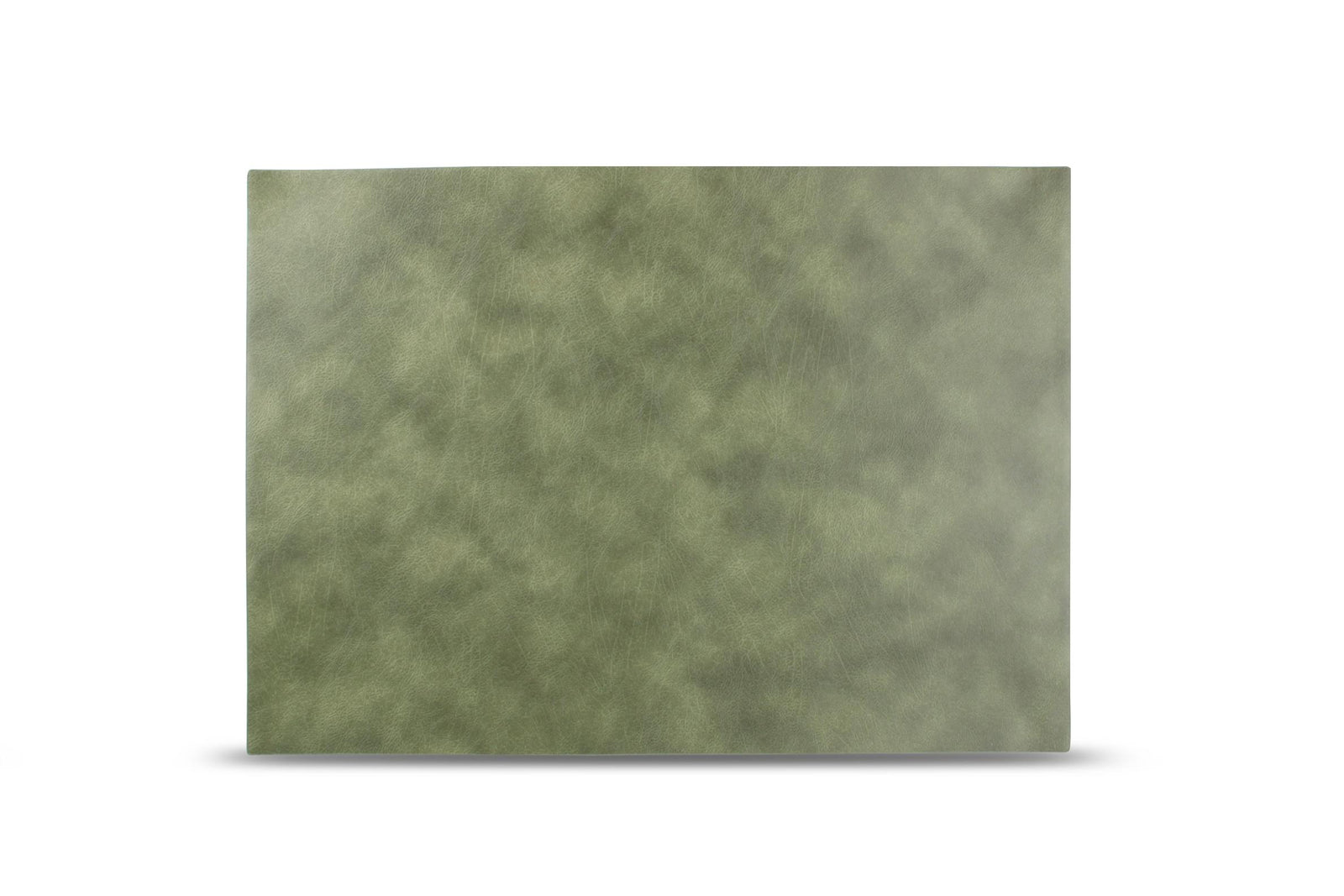 S&P - Set de table 43x30cm aspect cuir vert Layer - 1 SET - 4 pièces