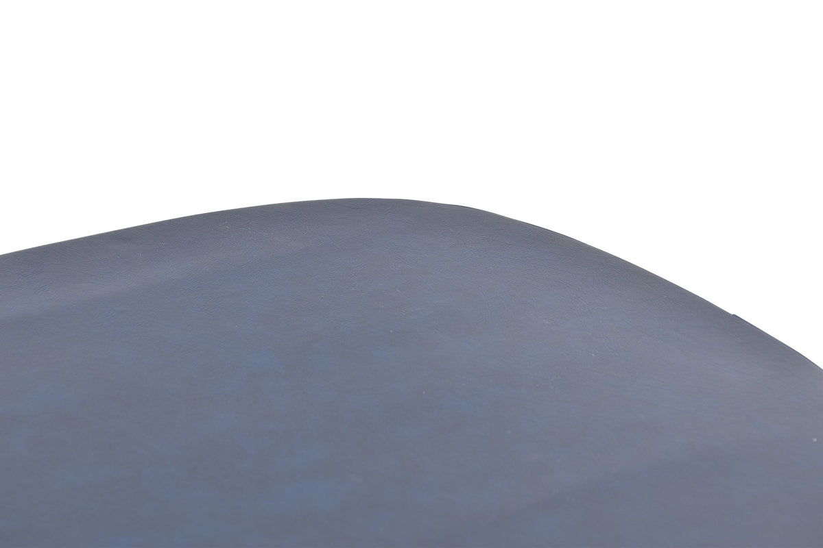 S&P - Set de table 45x37cm aspect cuir bleu Layer - 1 SET - 4 pièces