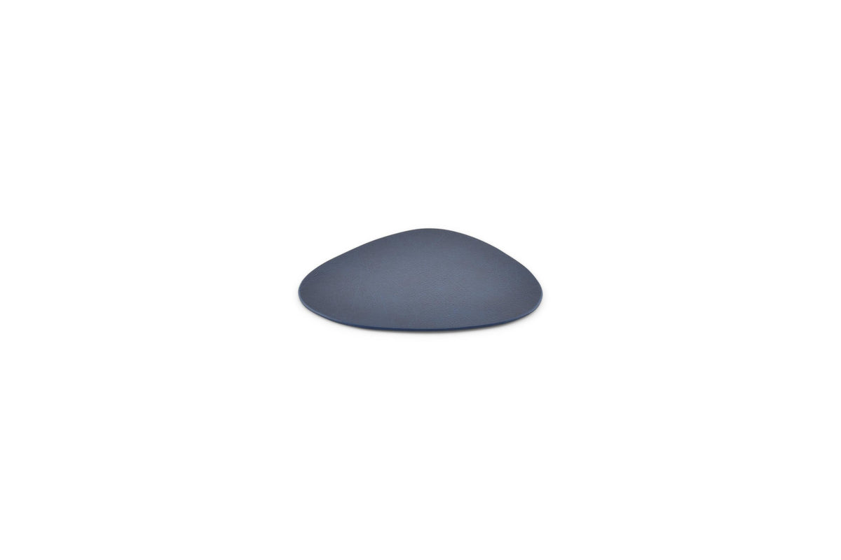 S&P - Sous-verre 11x10cm aspect cuir bleu Layer - set/4