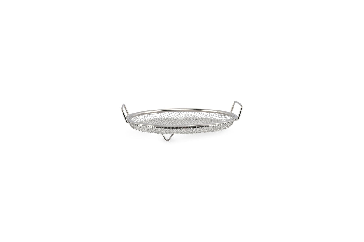S&P - Panier métallique 20xH3cm argent Serve - 1 SET - 6 pièces