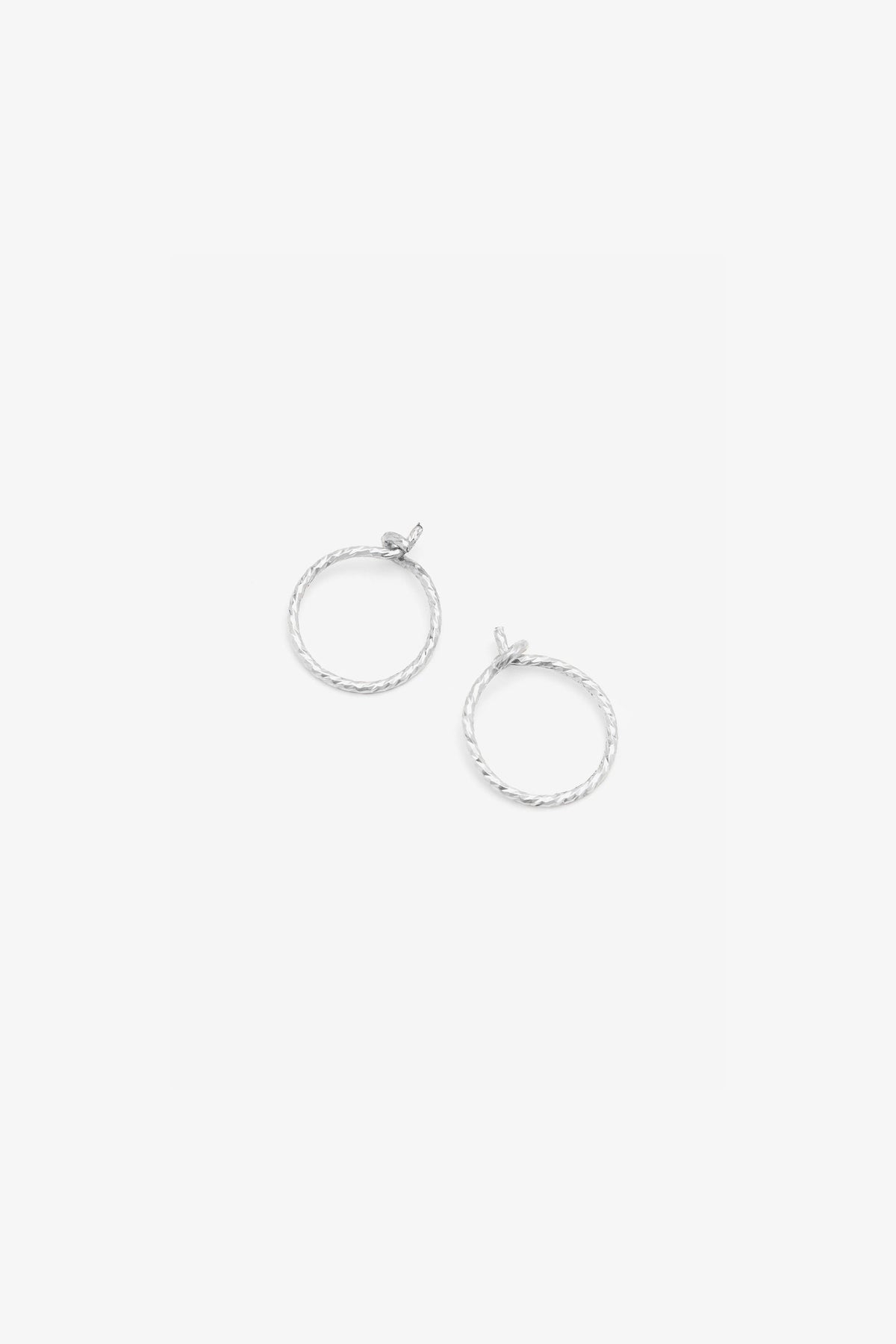 Boucles d'oreilles - Mini créoles Éclat Argent
