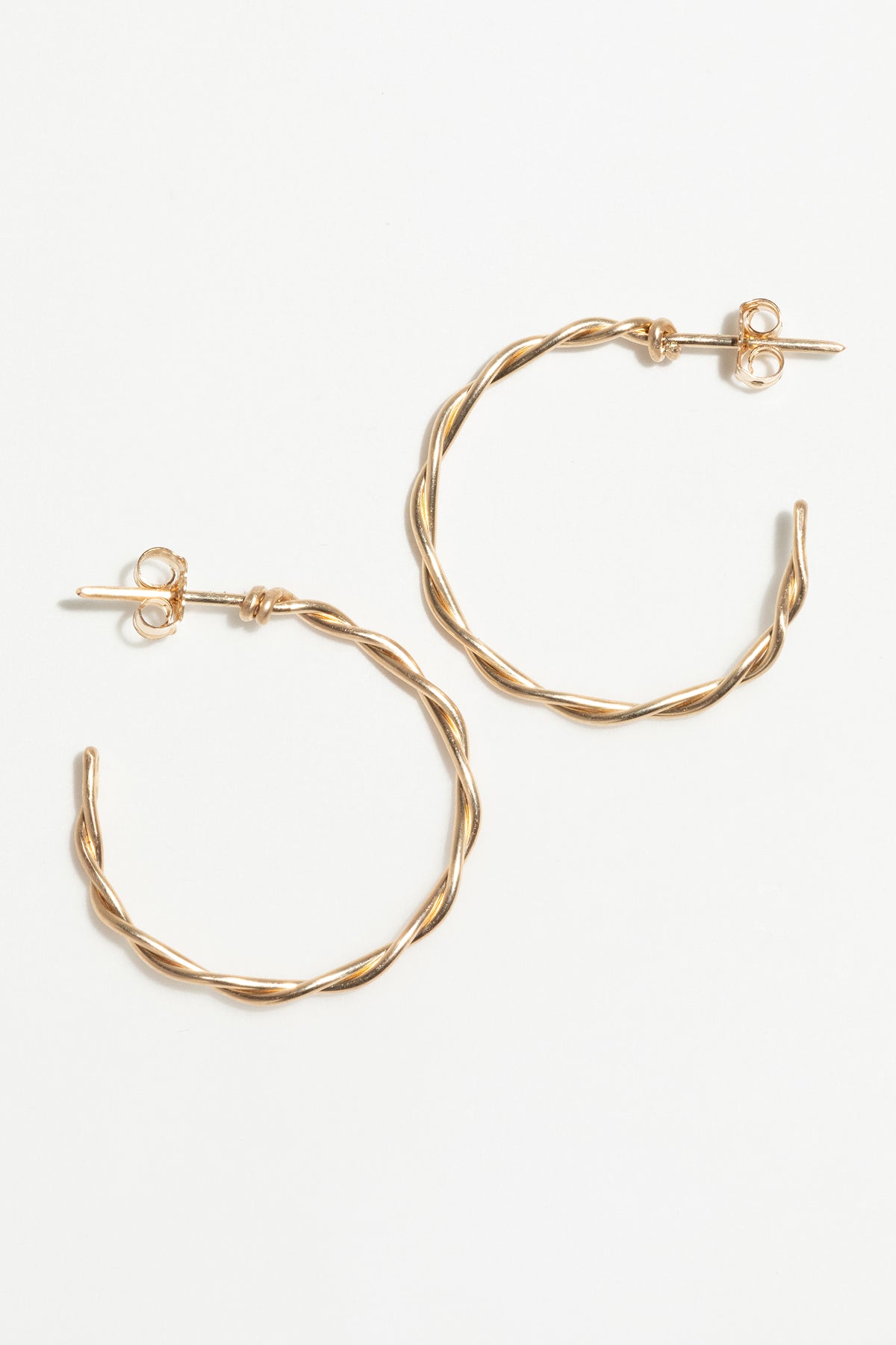 Boucles d'oreilles - Créoles Torsade Or