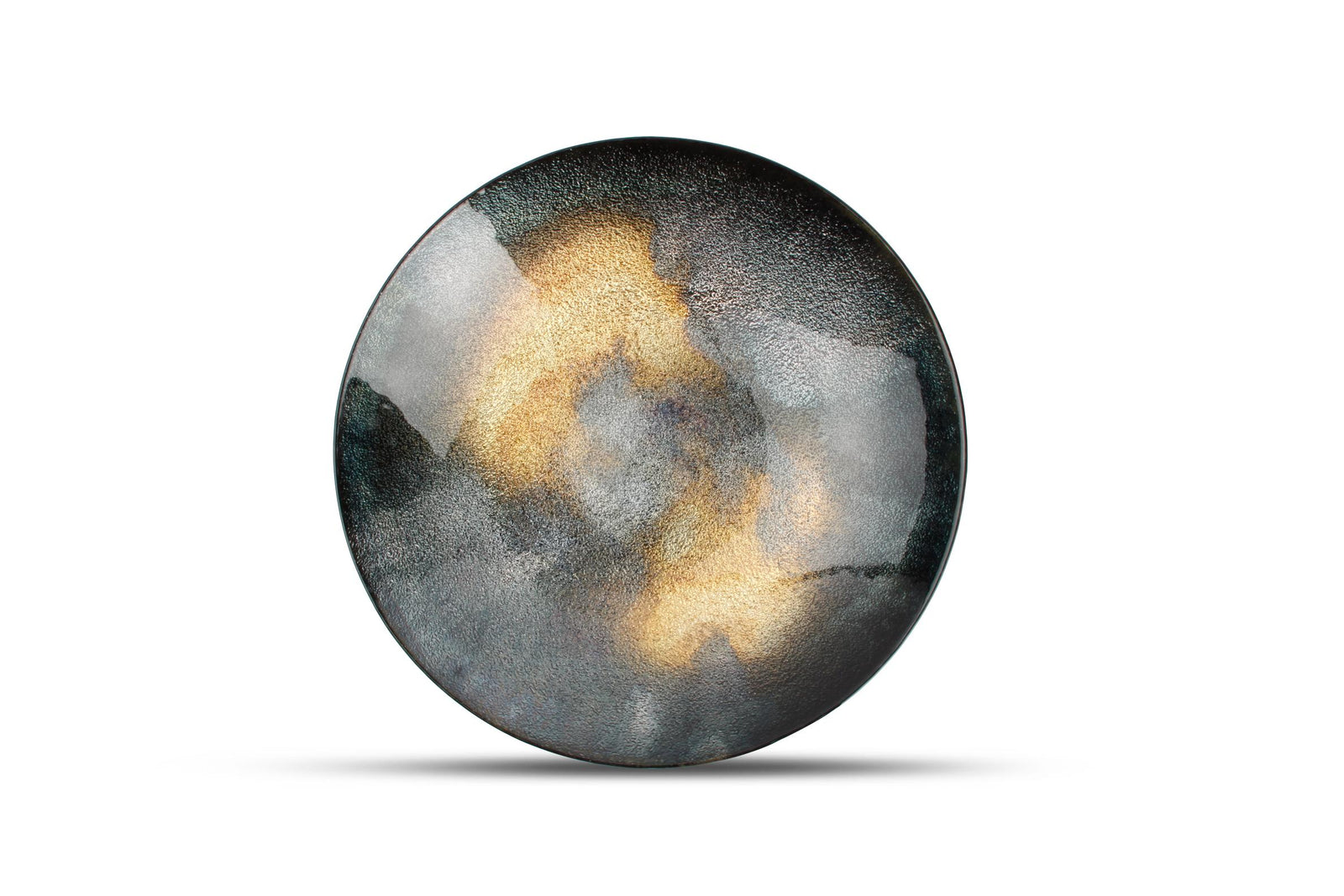 S&P - Plat décoratif 33xH6cm noir Cosmo