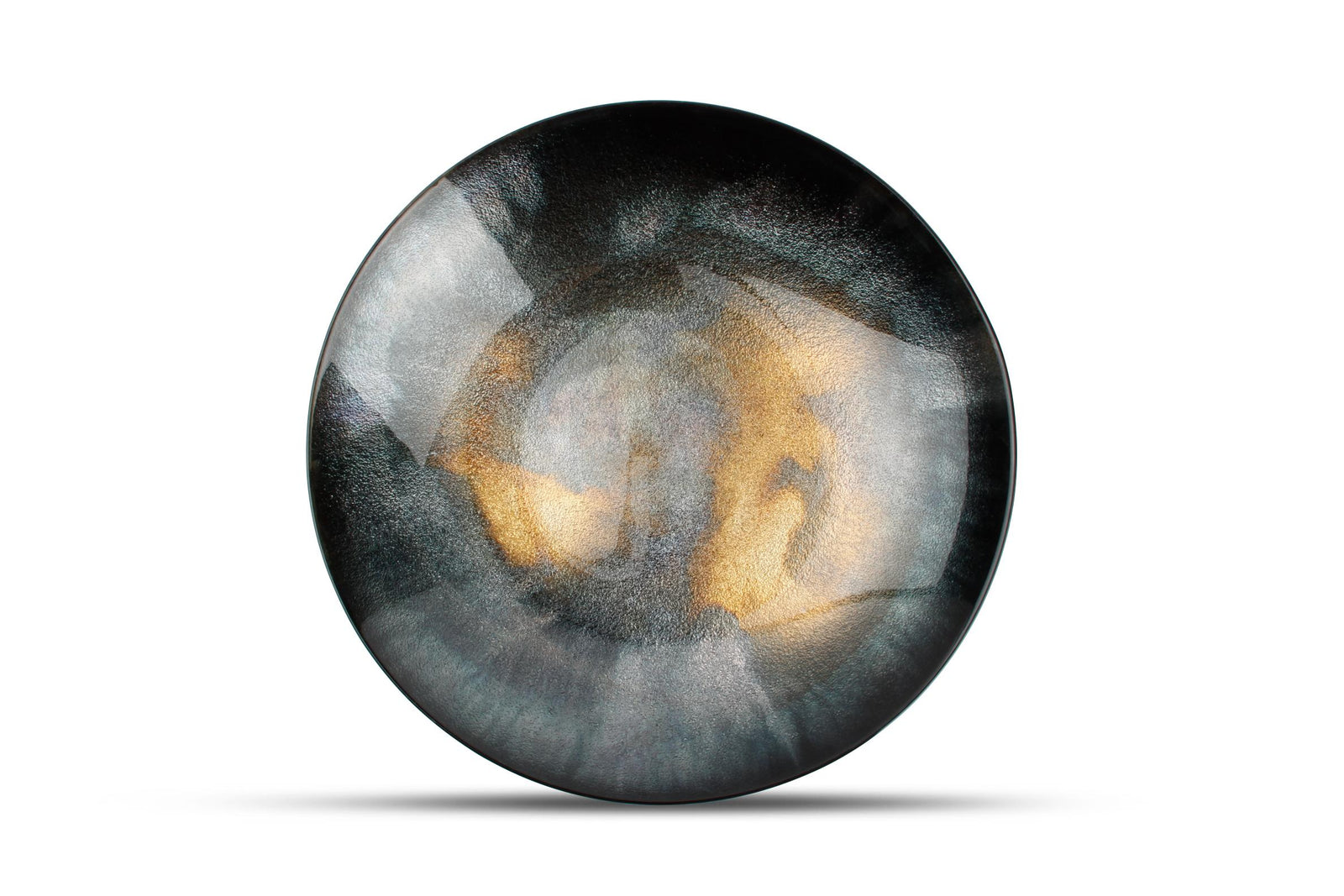 S&P - Plat décoratif 40xH6,5cm noir Cosmo