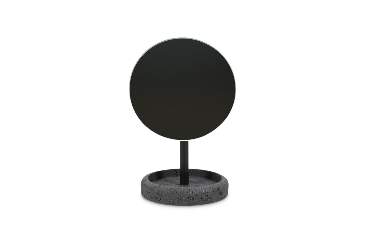 S&amp;P - Mirroir 13xH23cm avec support antracite grey Suds