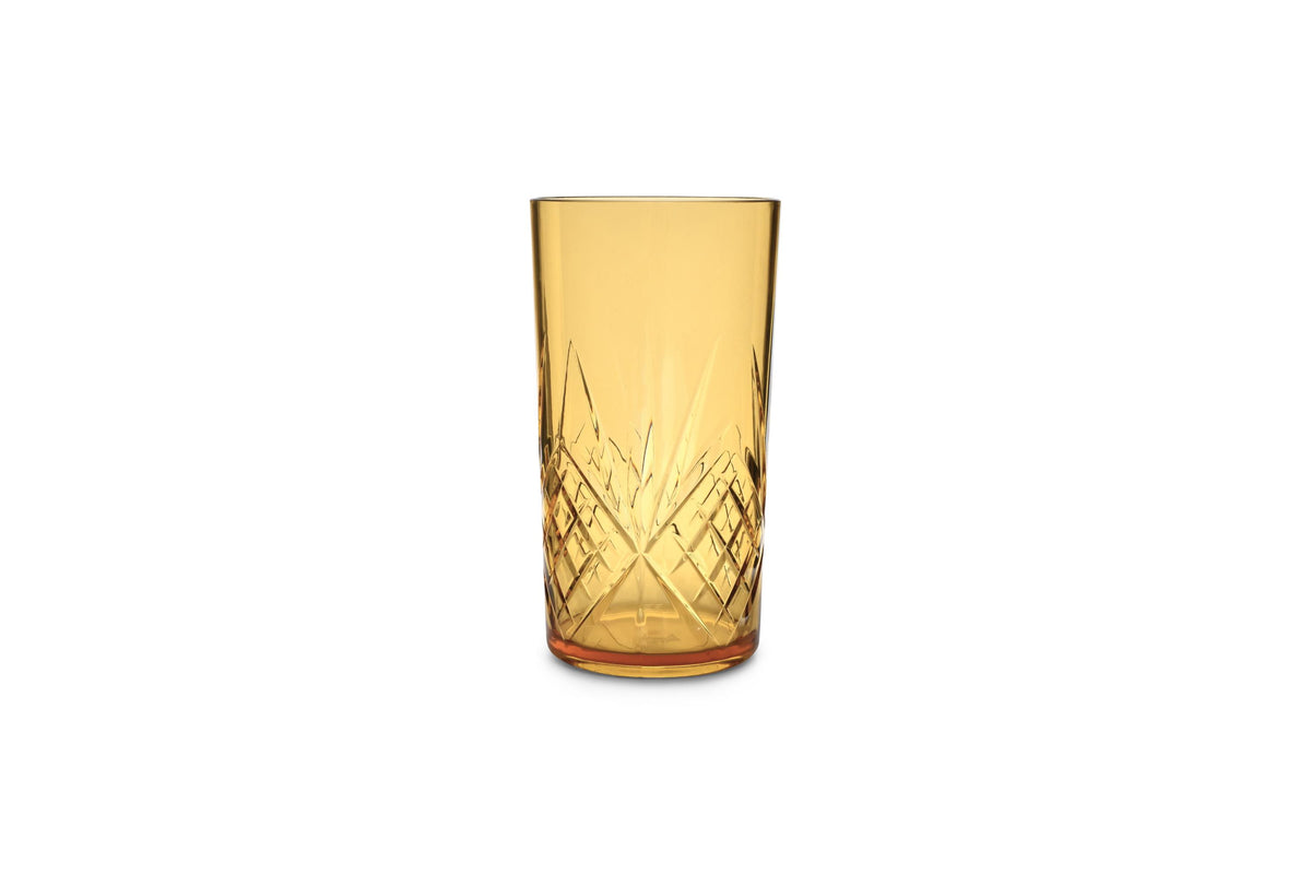 S&amp;P - Verre 65cl acrylique amber Costa - set/4