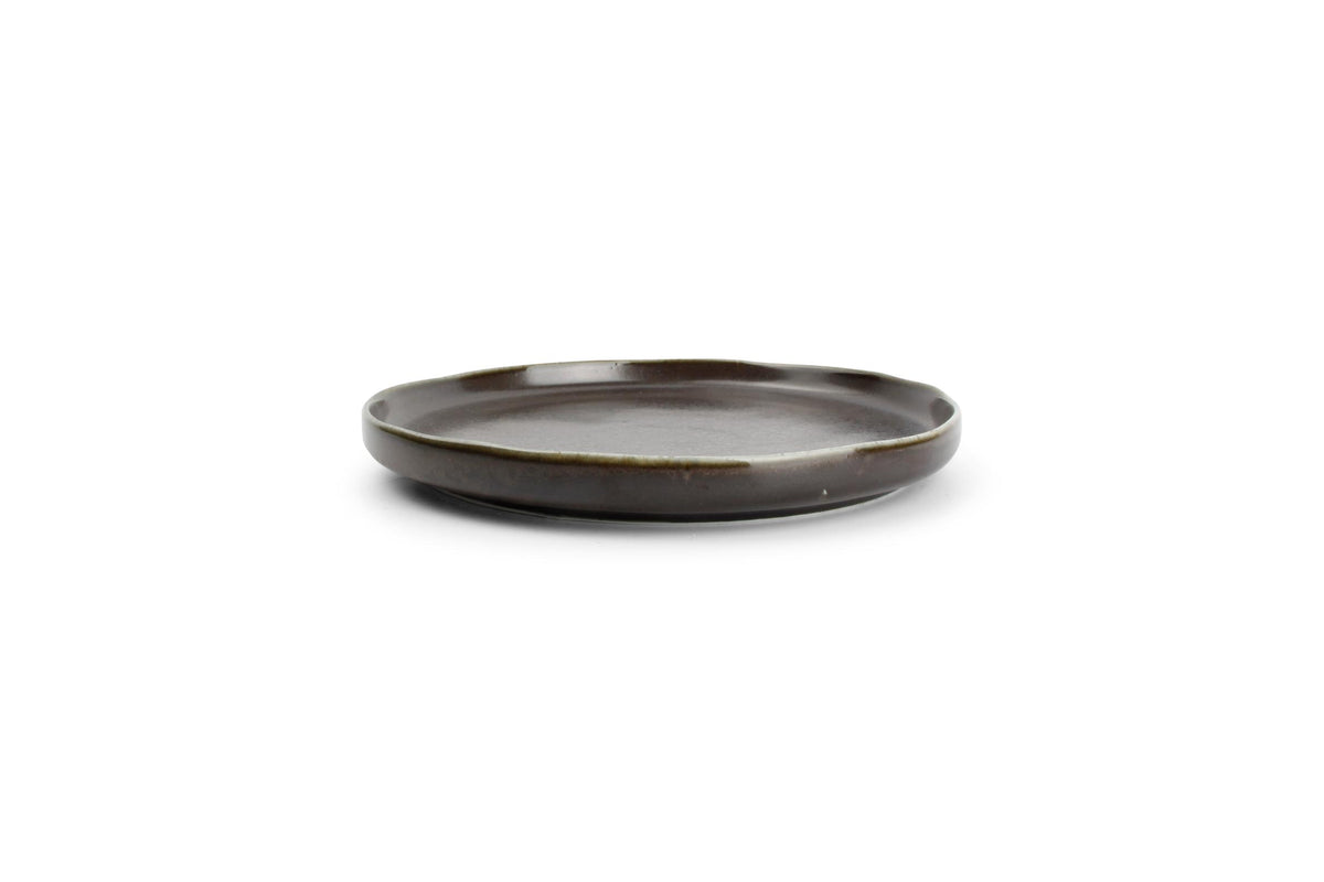 S&amp;P - Assiette plate 22cm ebony Studio Urban - 1 SET - 4 pièces
