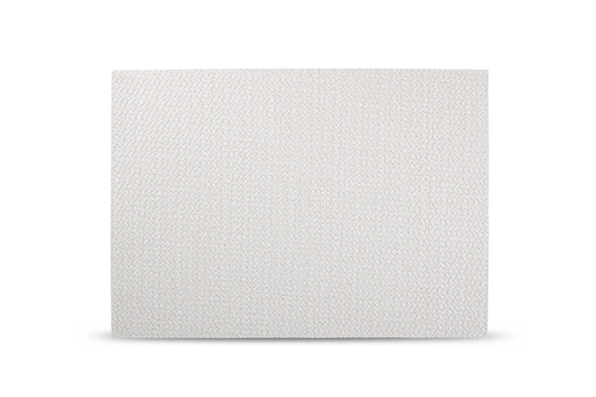 S&amp;P - Set de table 48x34cm tresse blanc TableTop - 1 SET - 4 pièces