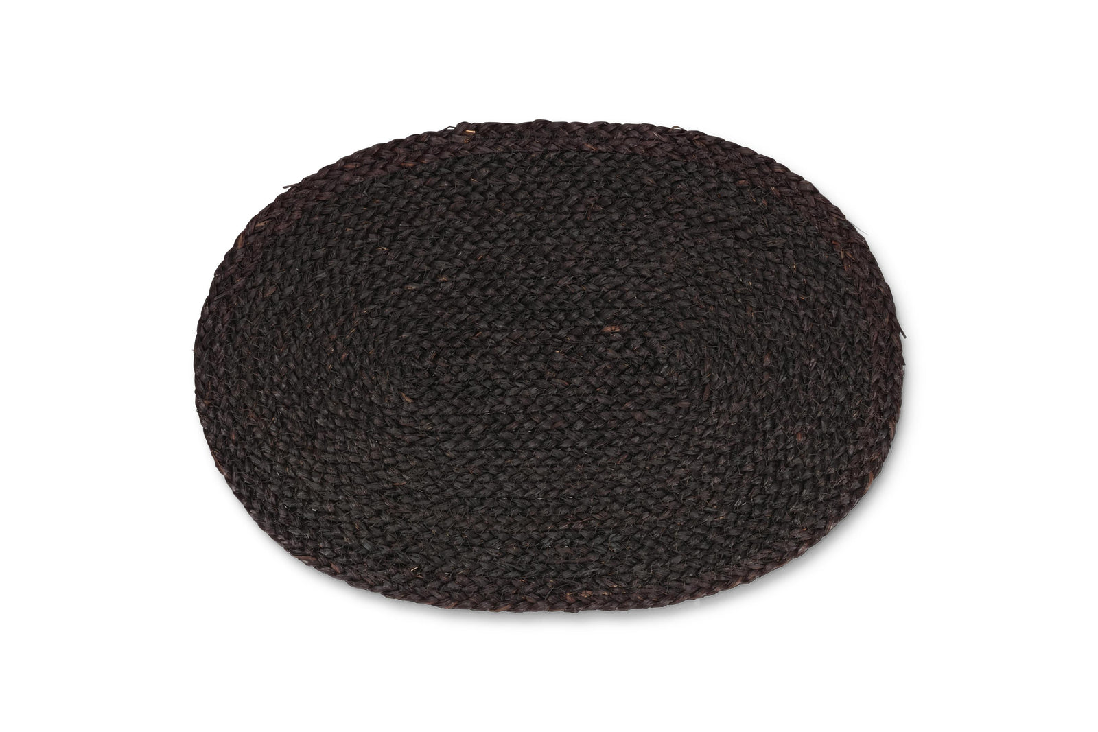 S&P - Set de table 45x30cm ovale feuille de maïs noir TableTop - 1 SET - 4 pièces