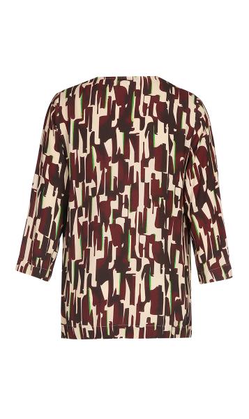 X-Hanie - Blouse - Port Wine - W