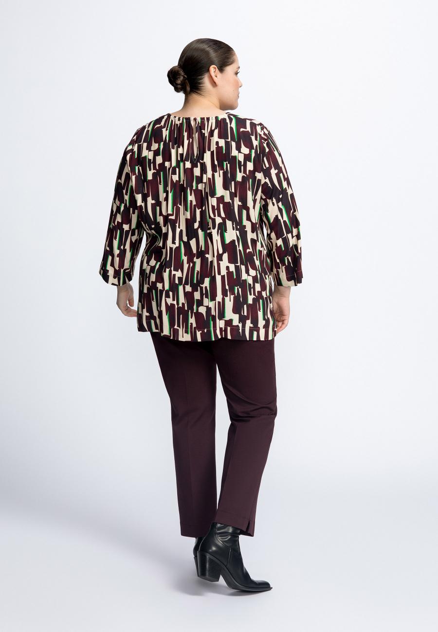 X-Hanie - Blouse - Port Wine - W