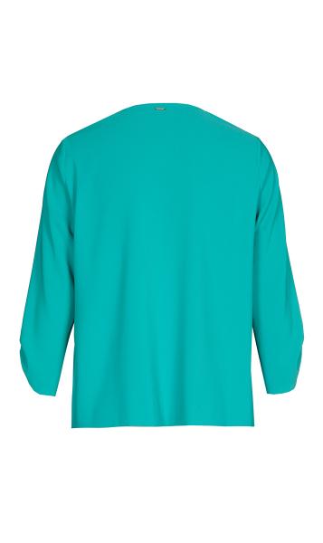 X-Hamy - Blouse - Dark Aqua - W