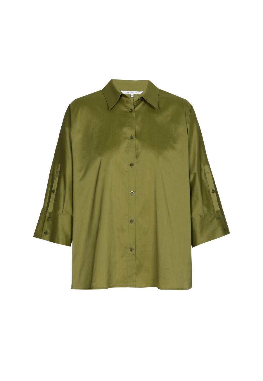 Blouse - X-Hatan - Basil Gree