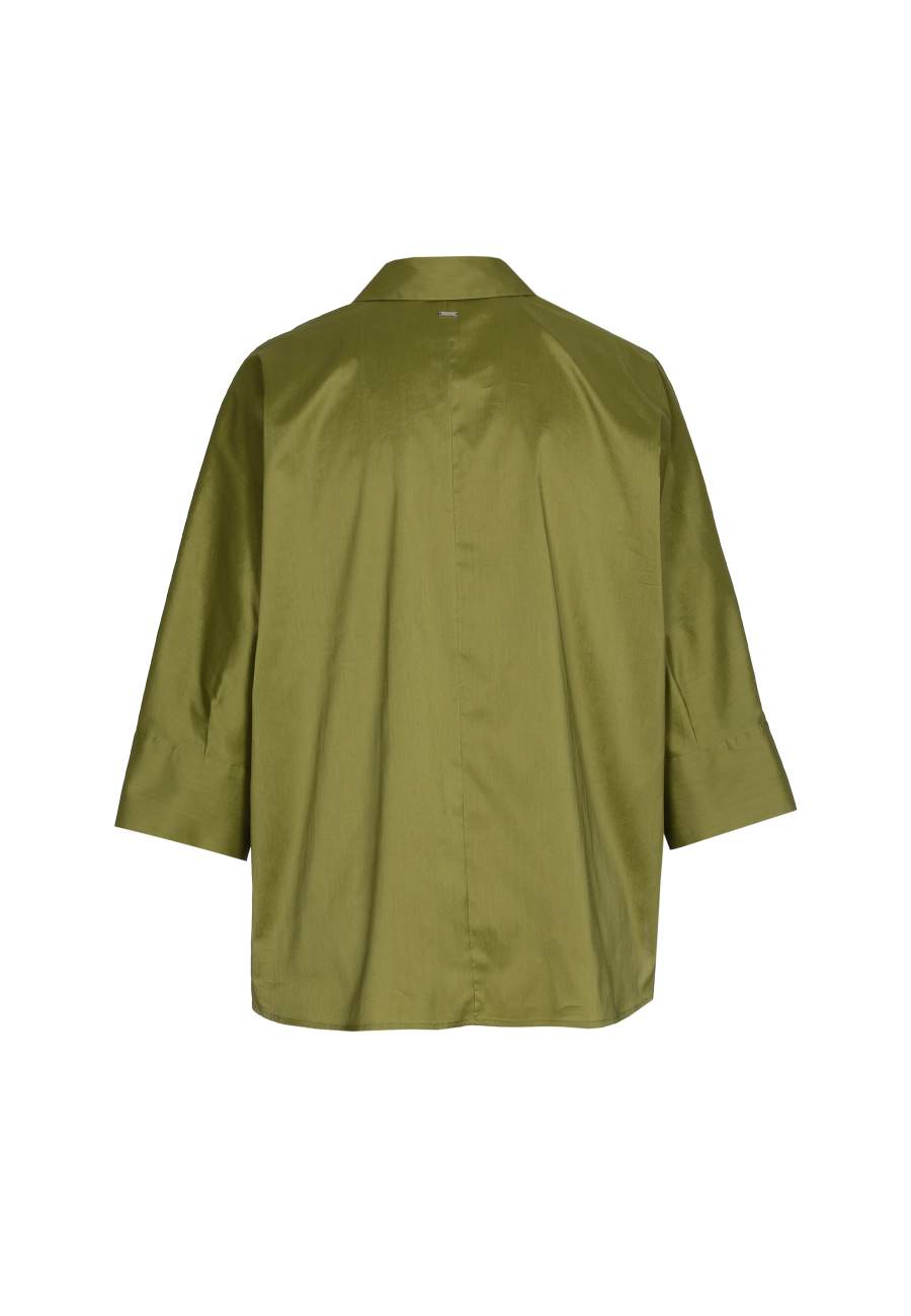 Blouse - X-Hatan - Basil Gree