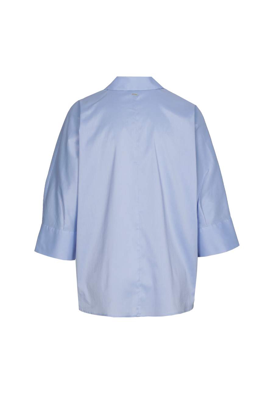 Blouse - X-Hatan - Misty Blue