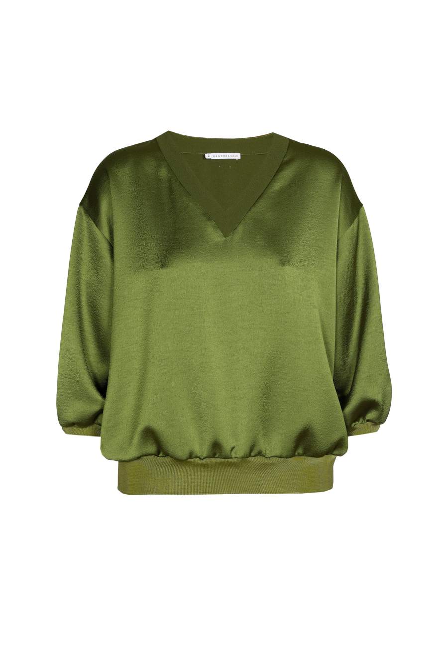 Blouse - X-Humna - Basil Gree