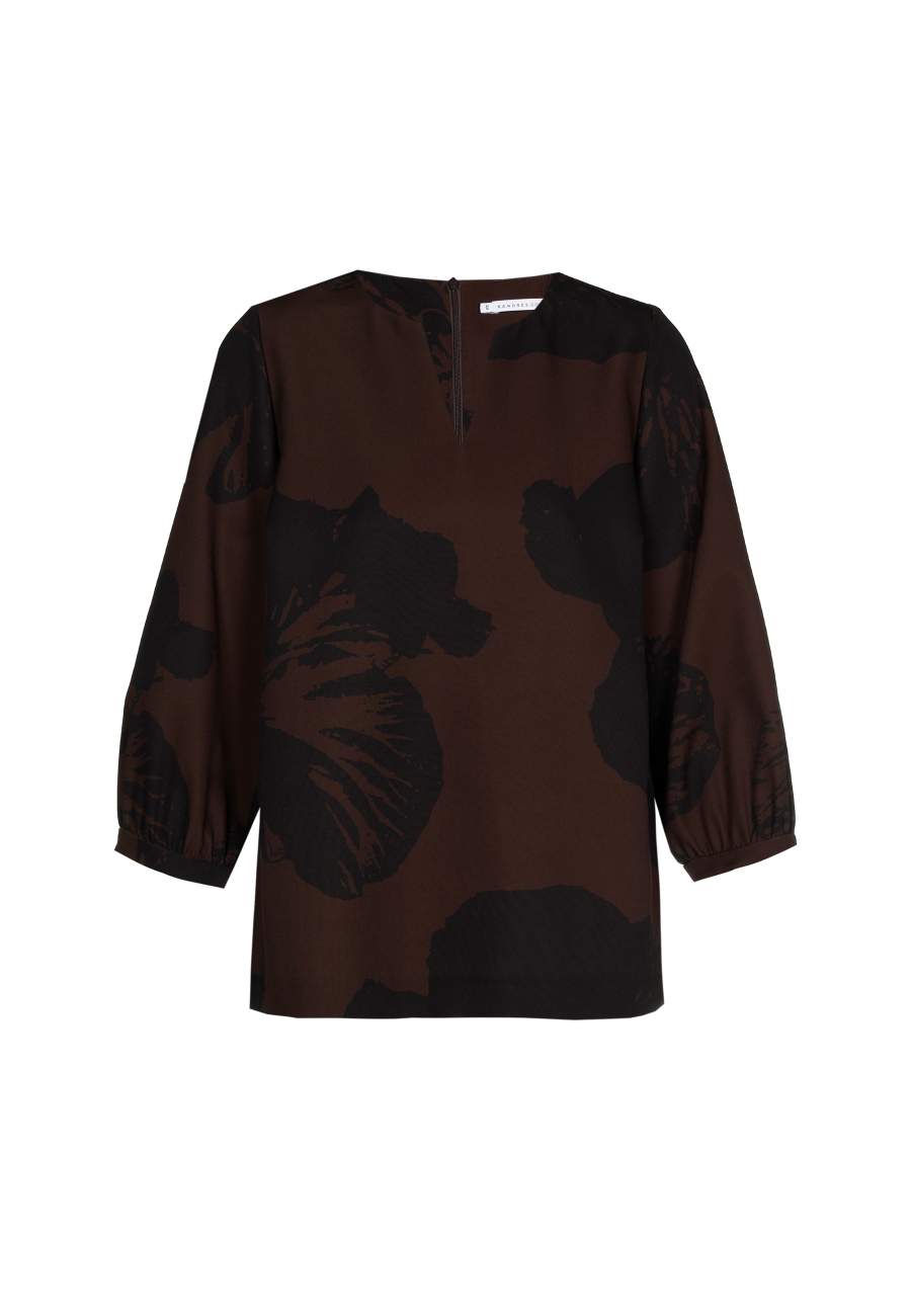 Blouse - X-Hikki - Dark Choco