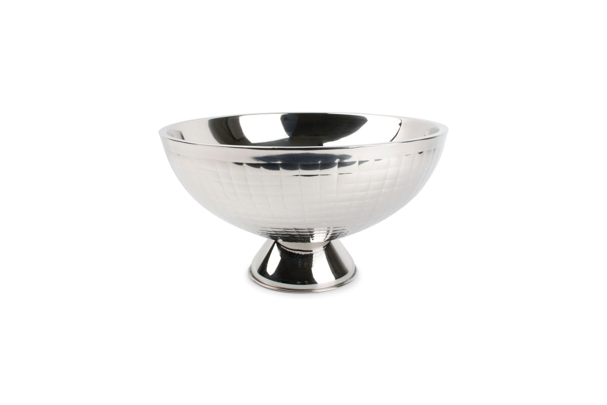 S&amp;P - Seau à champagne vasque 32xH16cm motif argent Bar