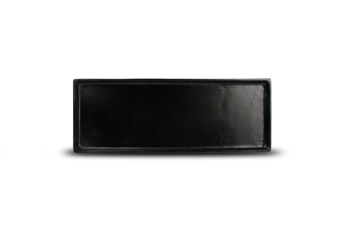 S&P - Plat décorative 37x14cm noir Charm