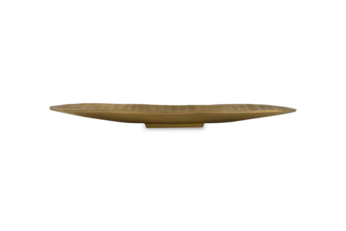 S&amp;P - Plat décoratif 48x14cm or Gala