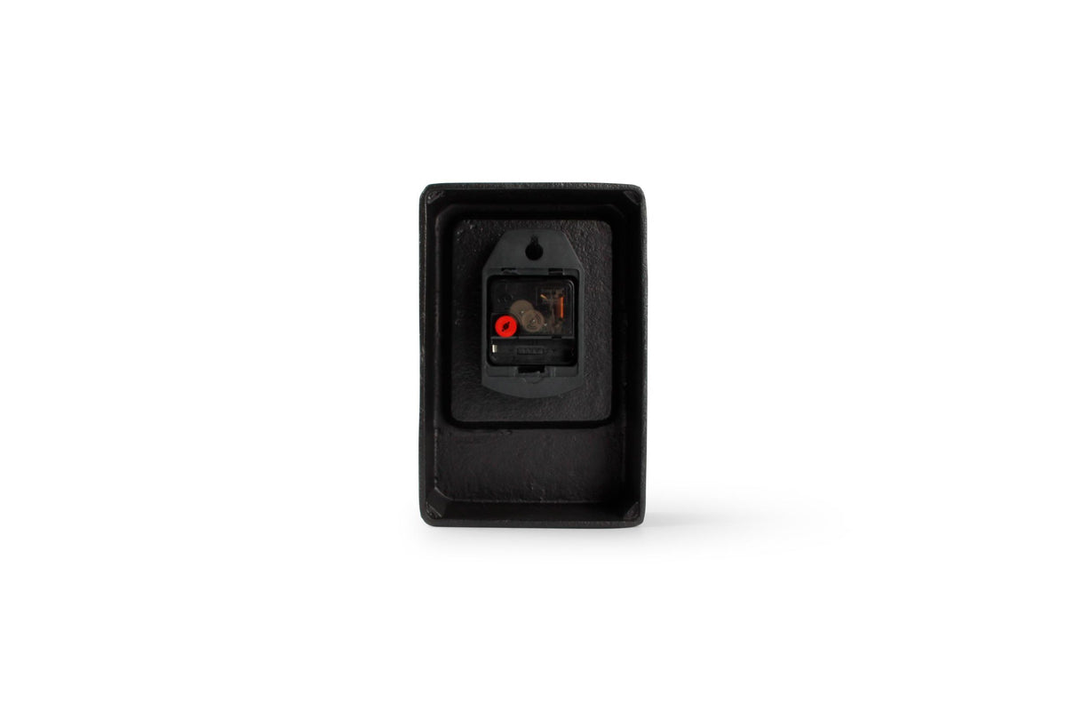 S&amp;P - Horloge de table 14xH22cm noir edge Zone