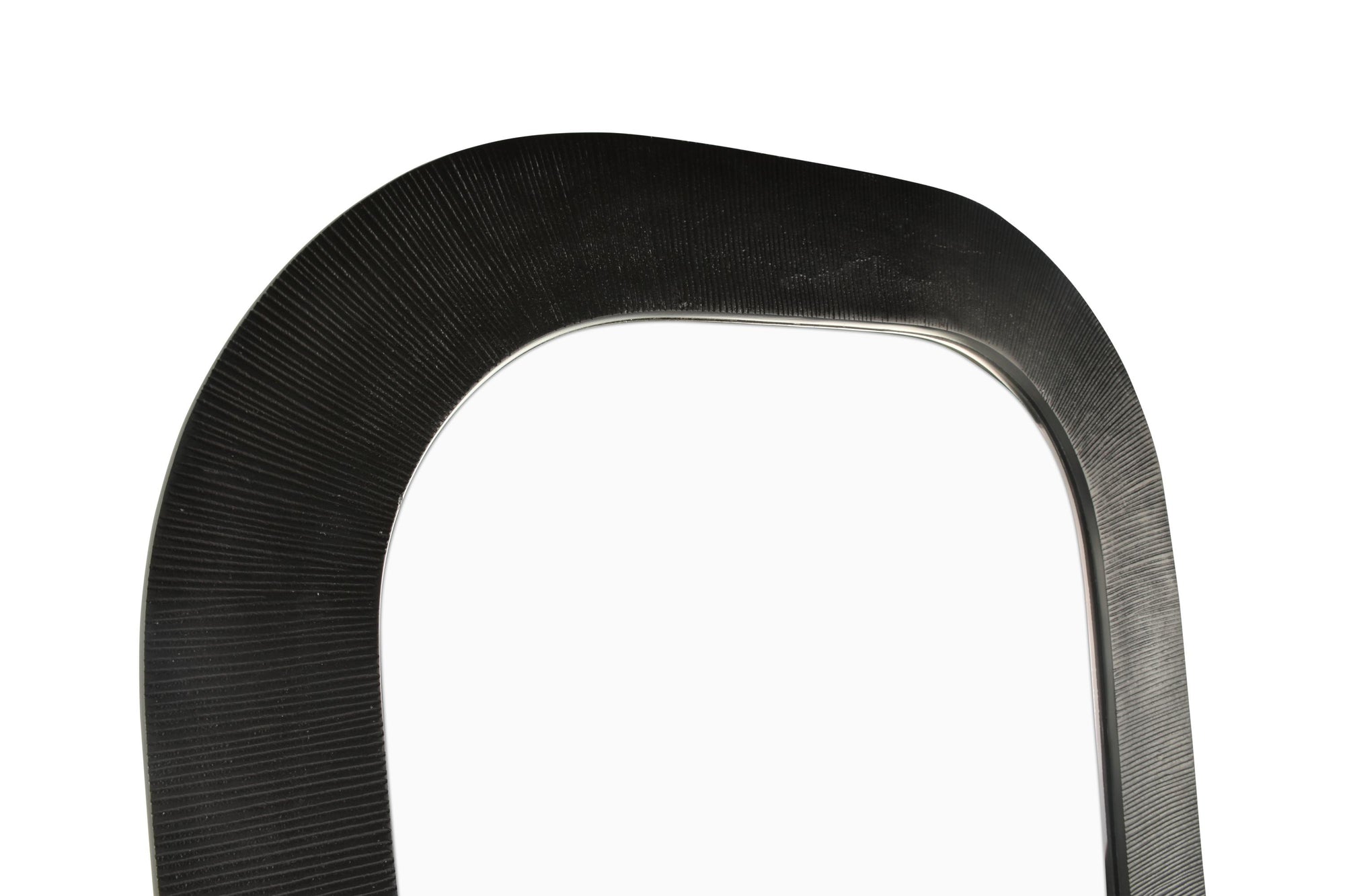 S&P - Mirroir 65xH91cm noir Duro