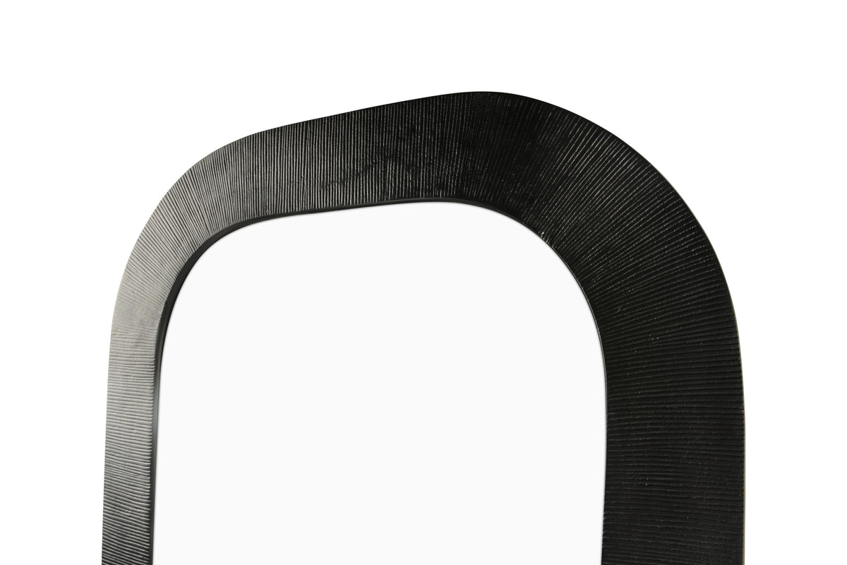 S&amp;P - Mirroir 65xH91cm noir Duro