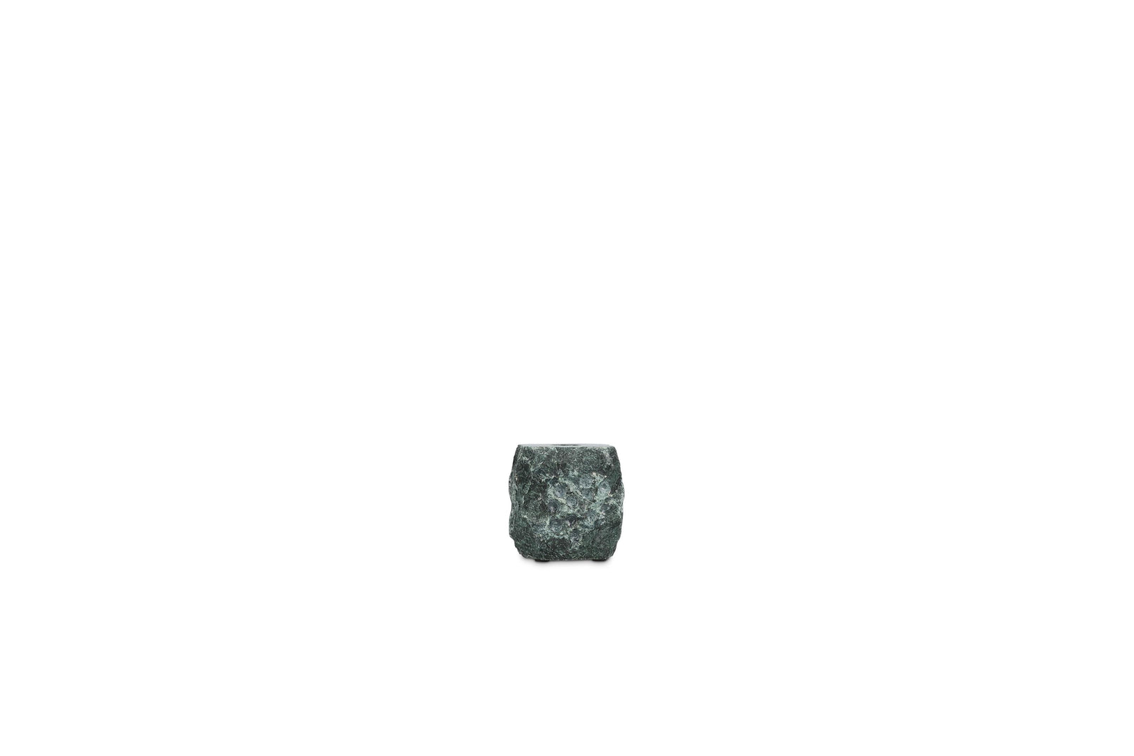 S&P - Bougeoir 8x8xH8cm marbre vert Opus