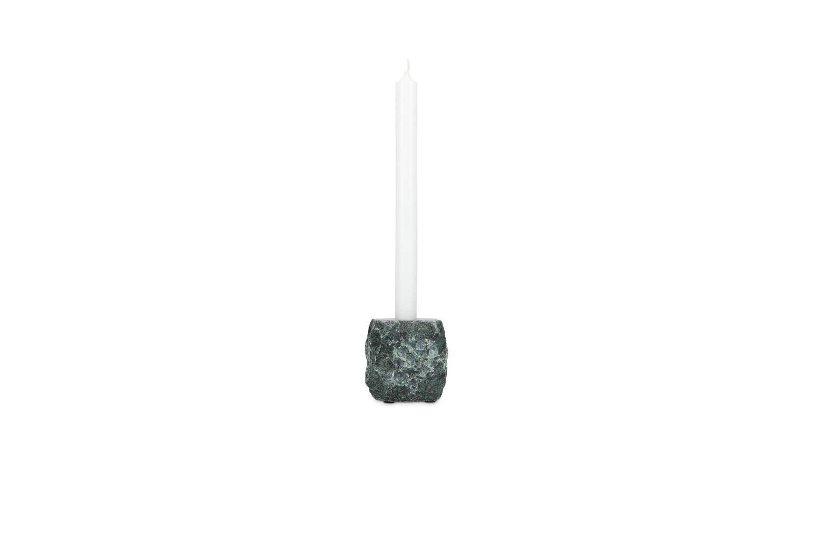 S&P - Bougeoir 8x8xH8cm marbre vert Opus