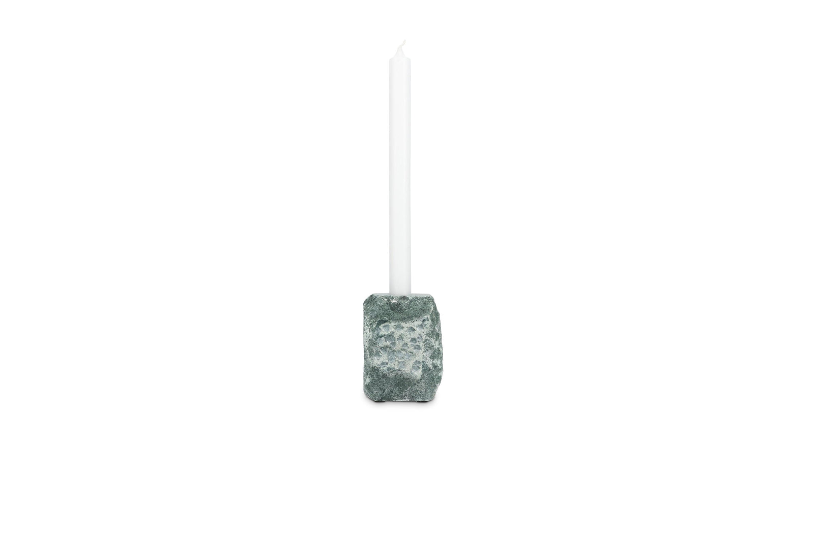 S&P - Bougeoir 8x8xH13,5cm marbre vert Opus