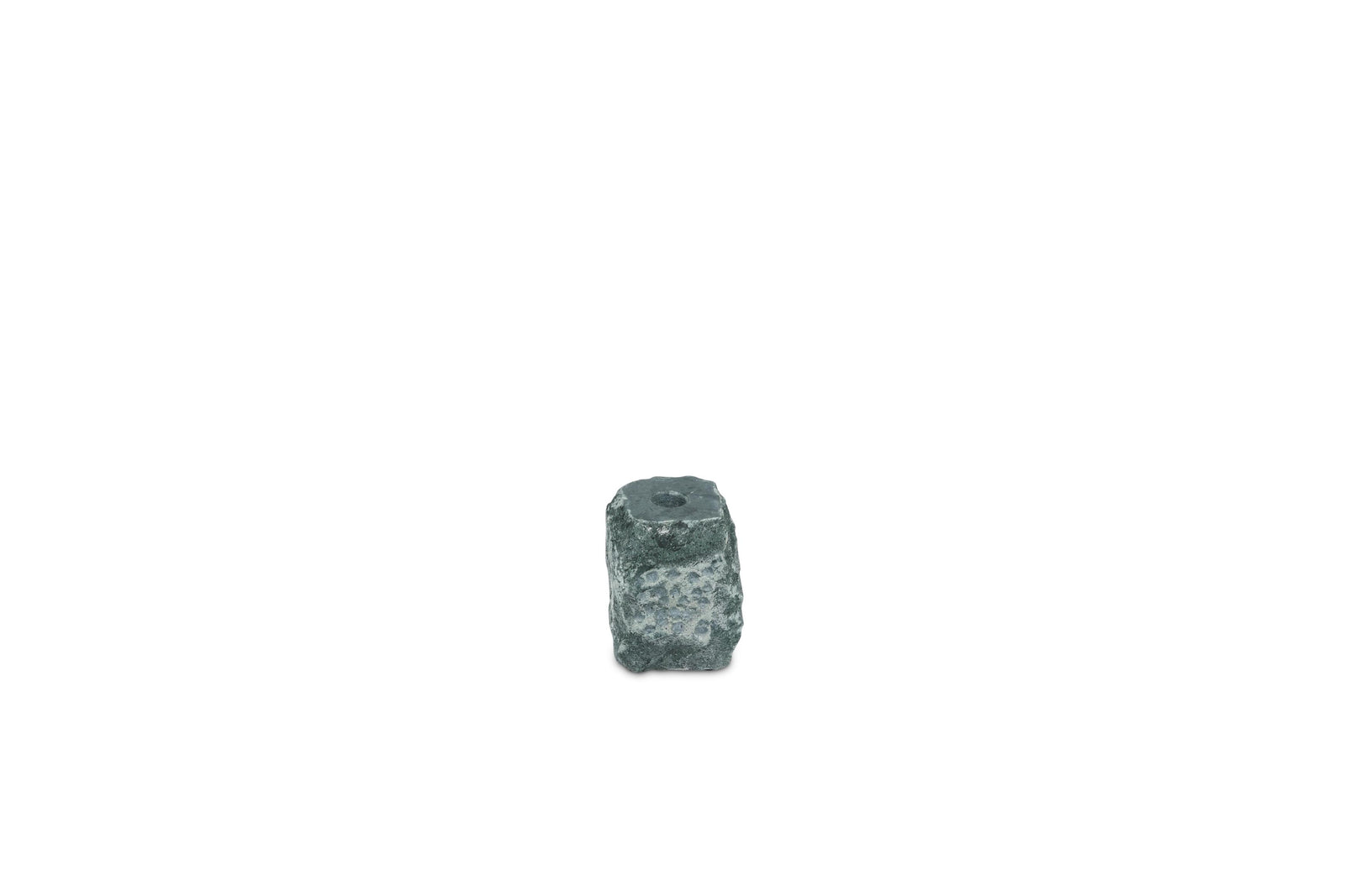 S&P - Bougeoir 8x8xH13,5cm marbre vert Opus