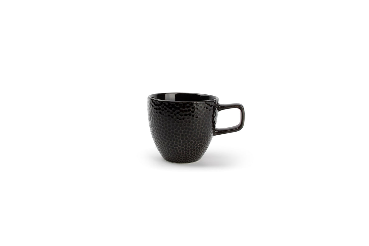 S&amp;P - Tasse 20cl et soucoupe noir Mielo - 1 SET - 4 pièces