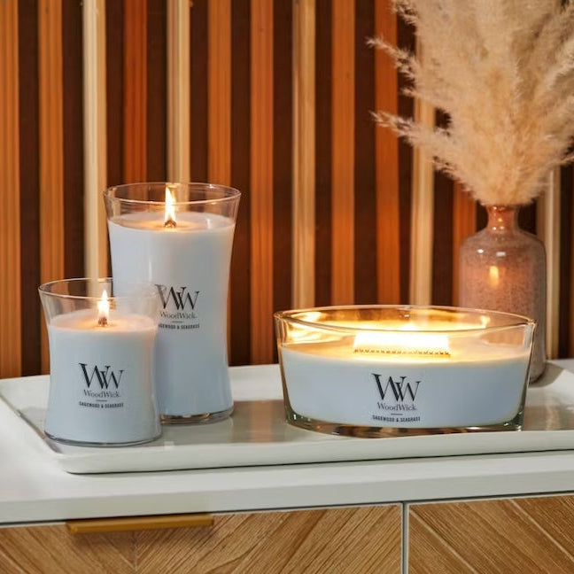 WW Sagewood &amp; Seagrass Ellipse Candle