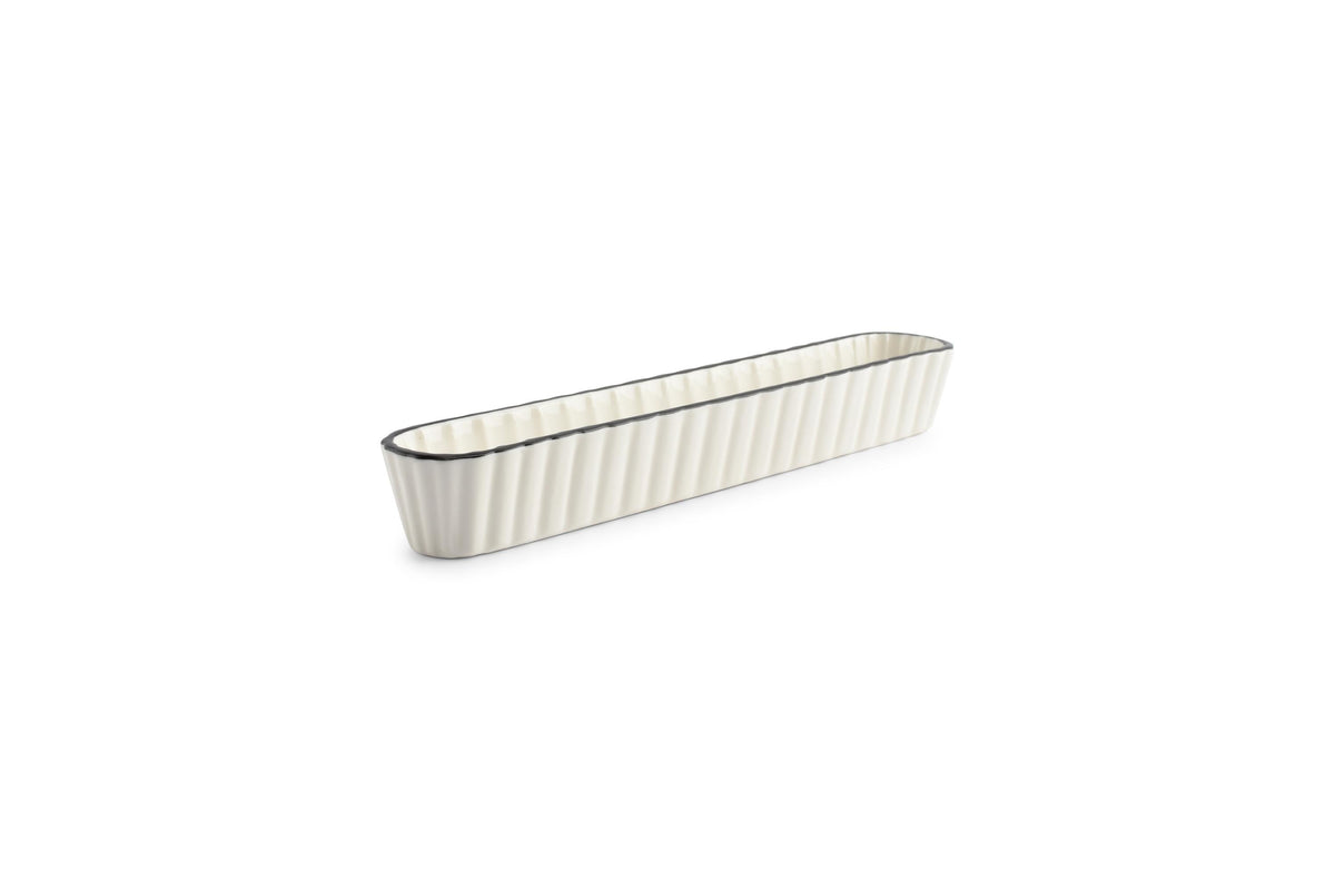 S&P - Nero Plat à servir 26x4xH3,5cm blanc Nero - 1 SET - 4 pièces