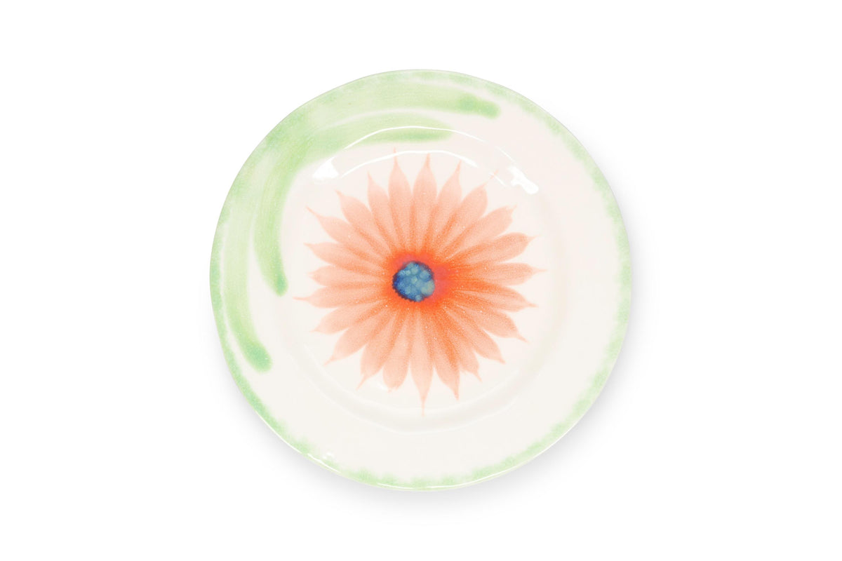 S&amp;P - Assiette plate 27,5cm Fleur - 1 SET - 4 pièces