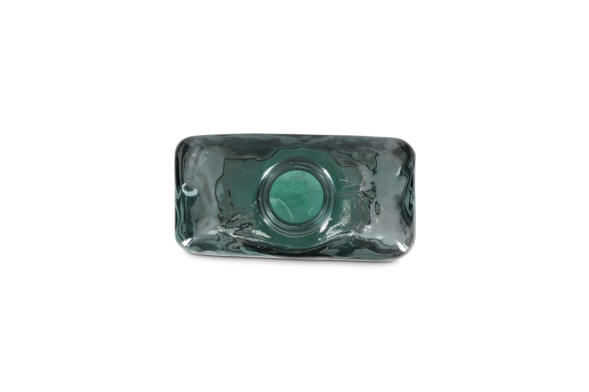 S&P - Vase 28x14,5xH26,5cm vert Sontu