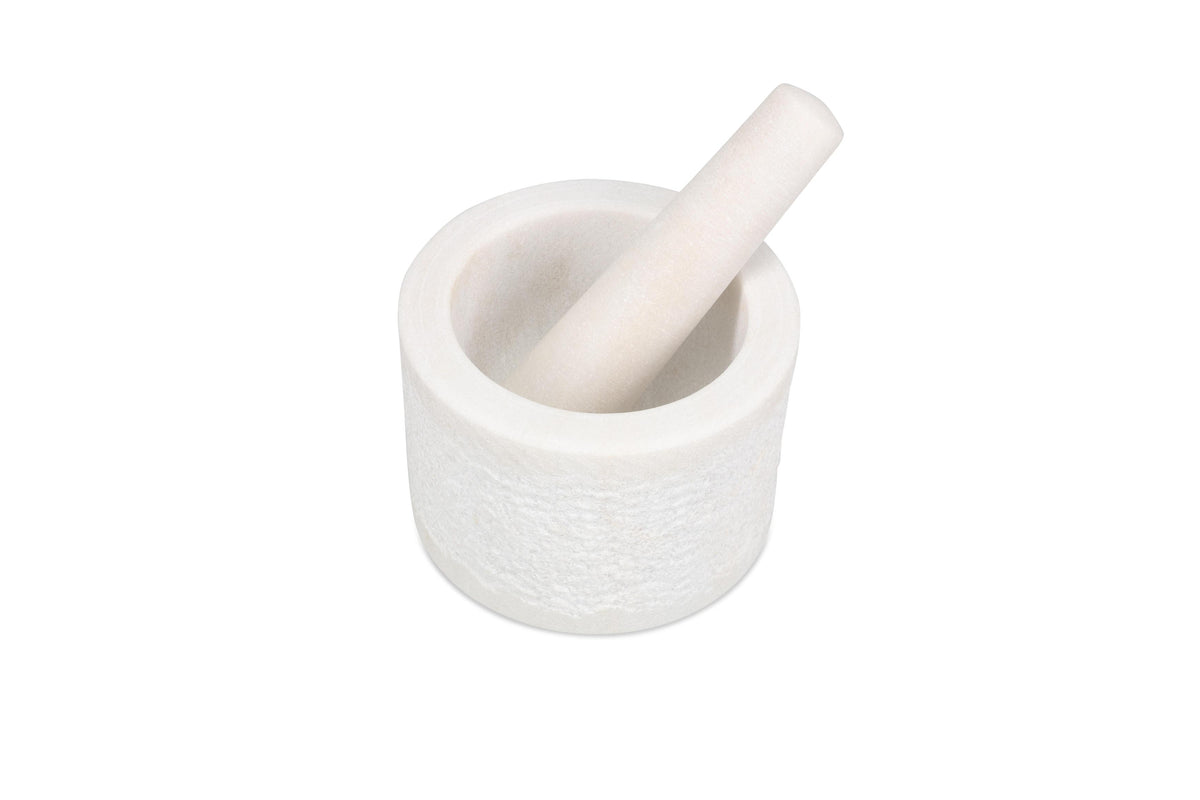 S&P - Marbliss Mortier et pilon 14xH10cm white Marbliss