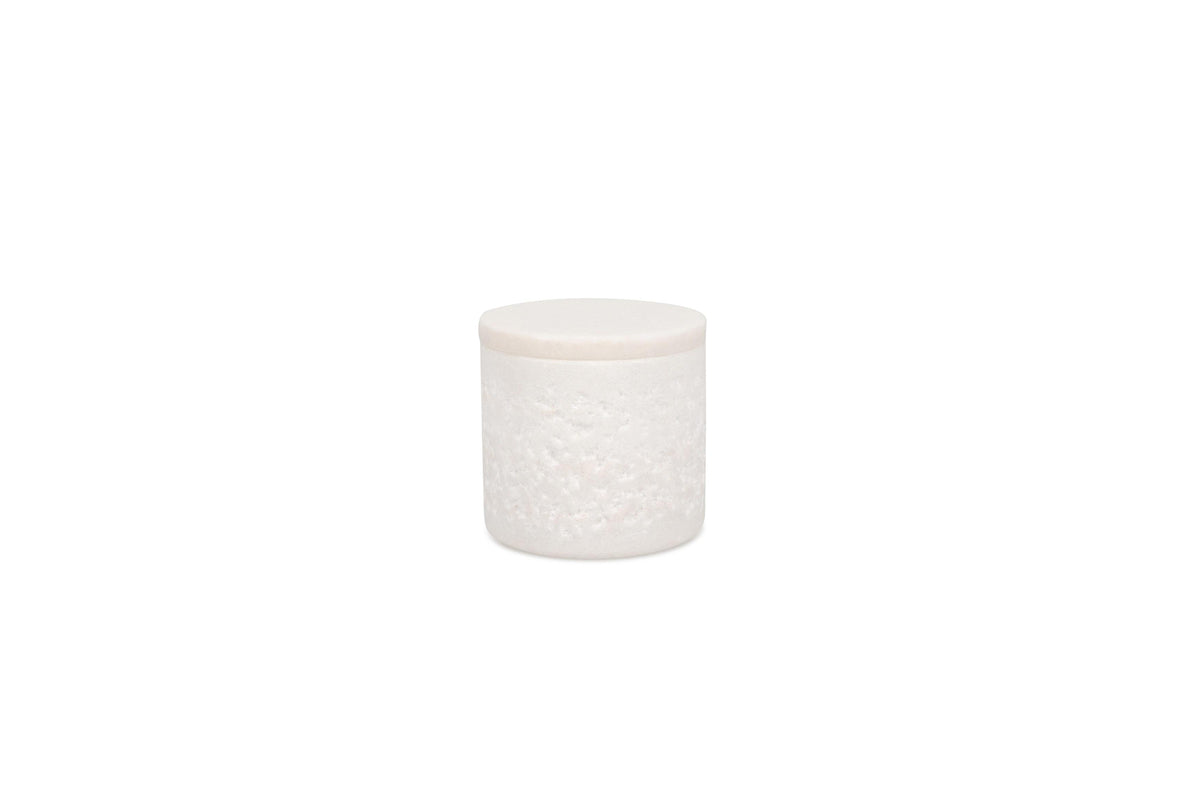 S&amp;P - Marbliss Pot avec couvercle 7xH7cm white Marbliss