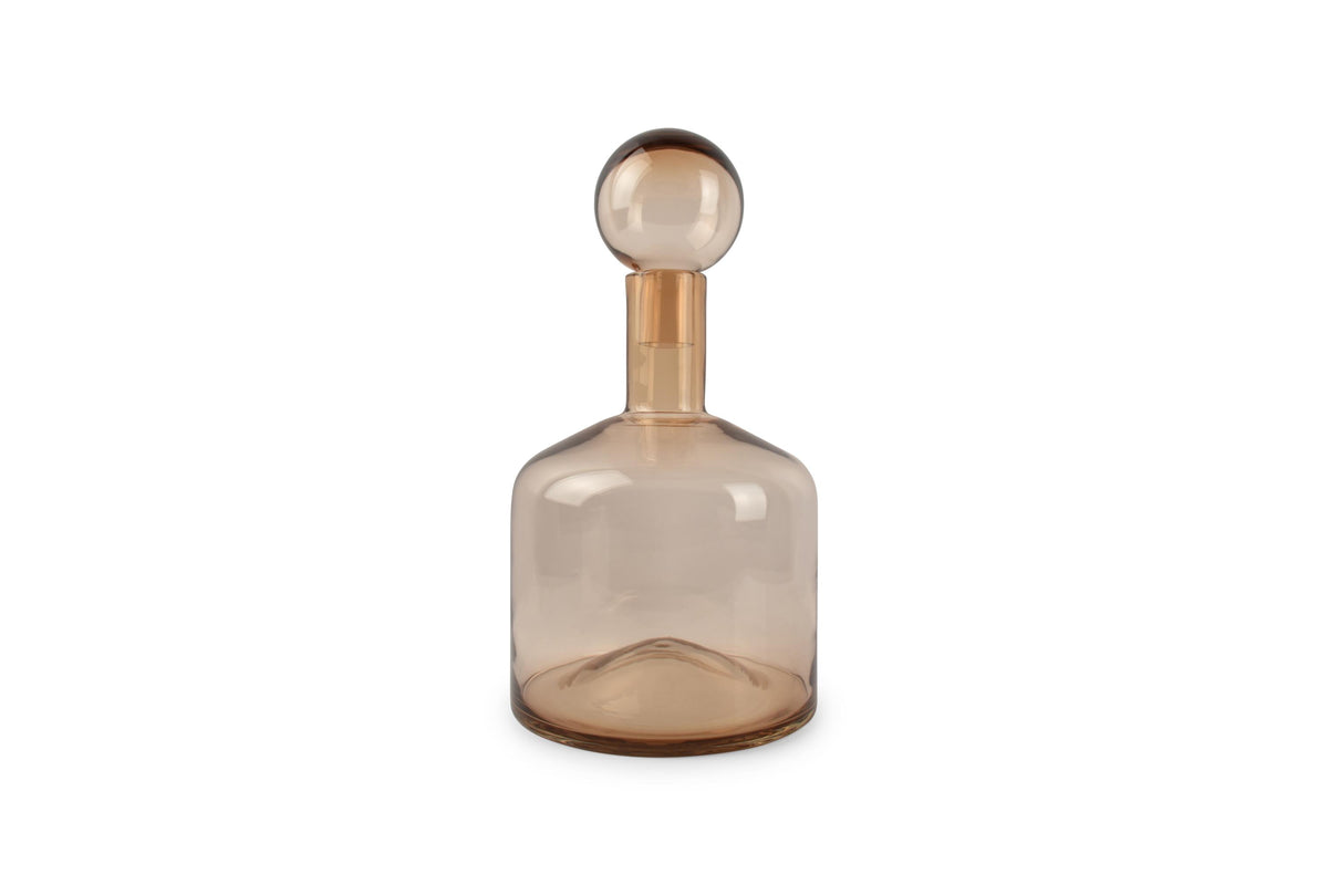 S&P - Vase avec bouchon 22xH40,5cm amber Fera