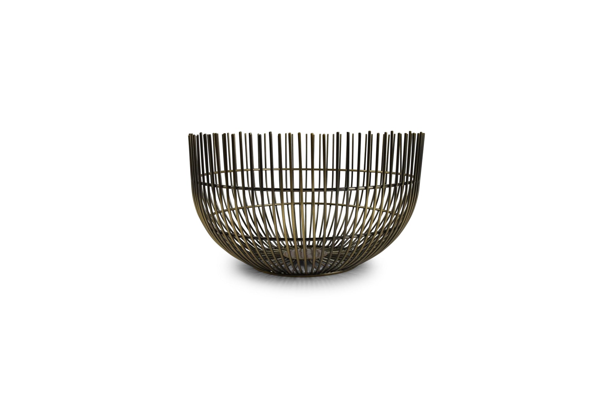 S&P - Panier métallique 21xH12cm vintage or Iris