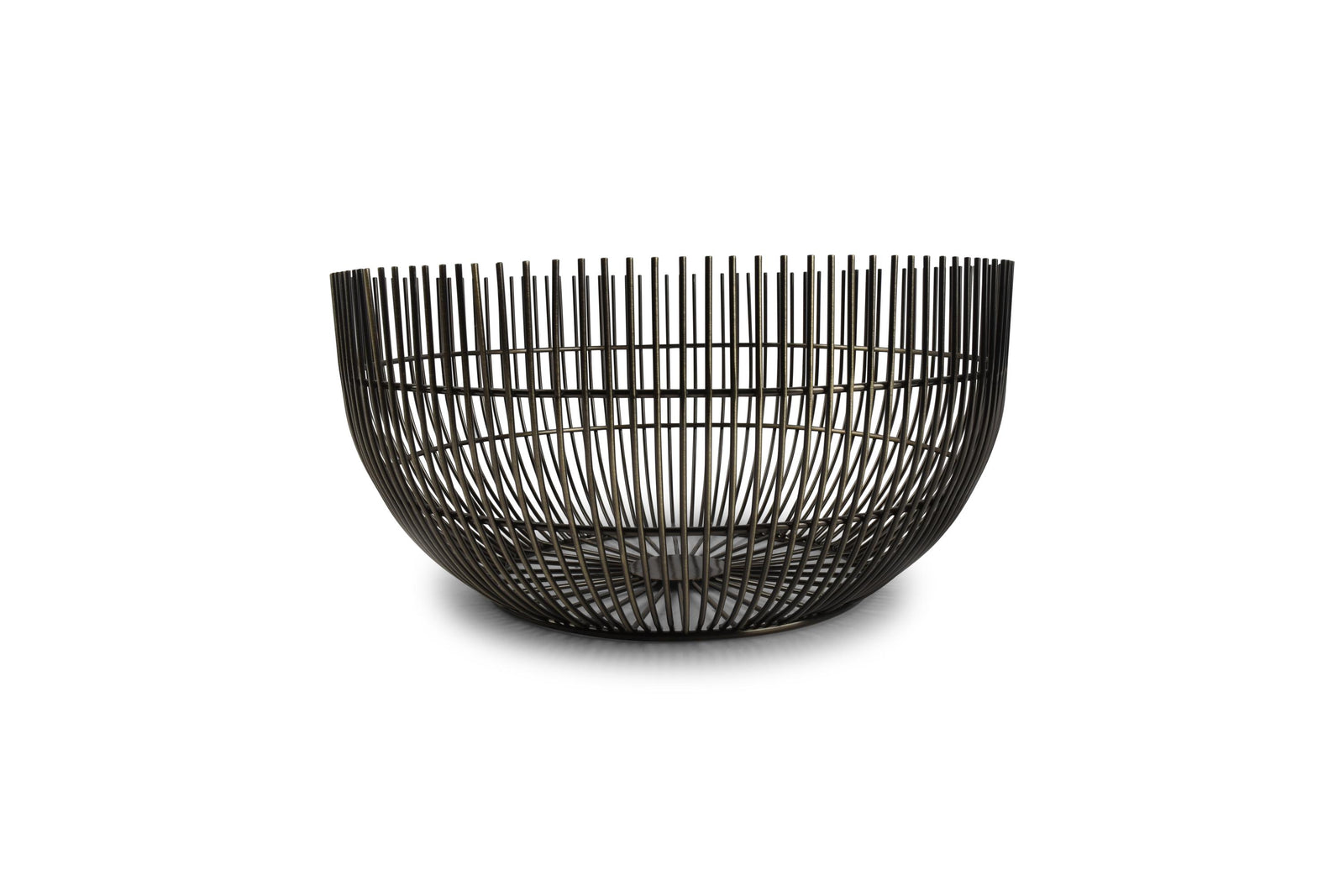 S&P - Panier métallique 25xH12cm vintage or Iris