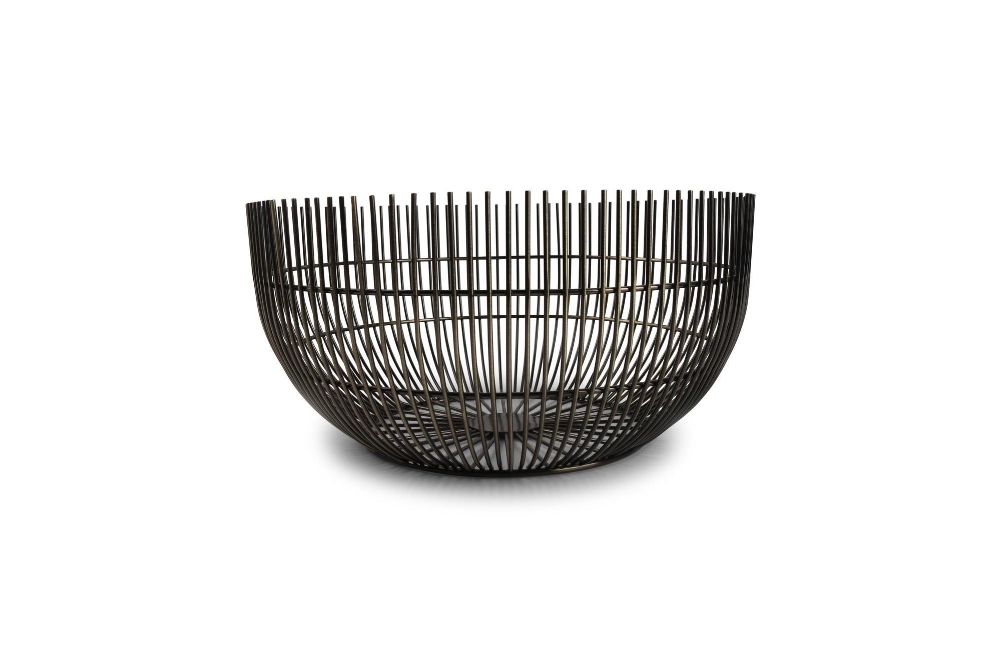 S&P - Panier métallique 25xH12cm vintage or Iris