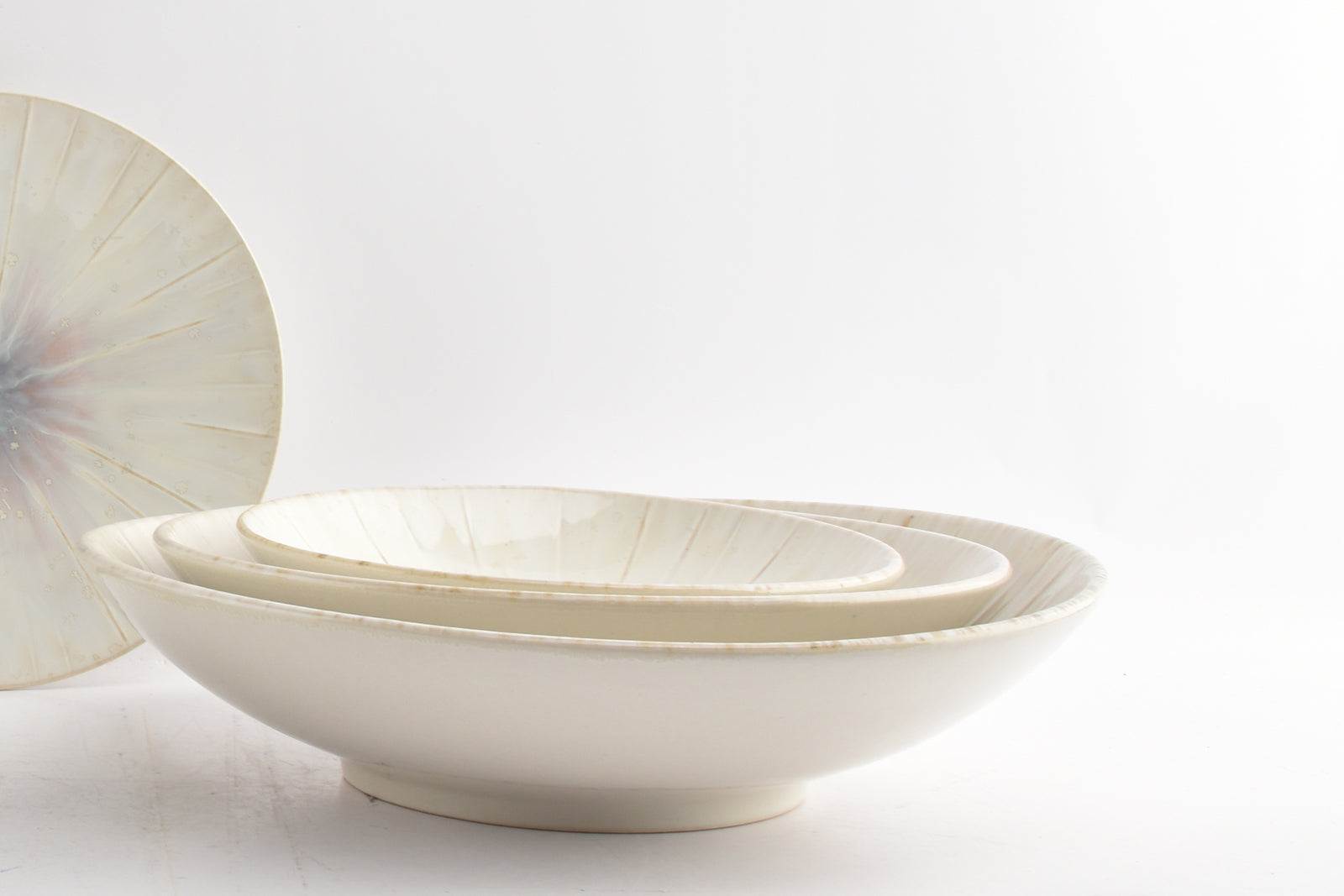 S&P - Bol 19xH5cm blanc Eclipse - 1 SET - 4 pièces