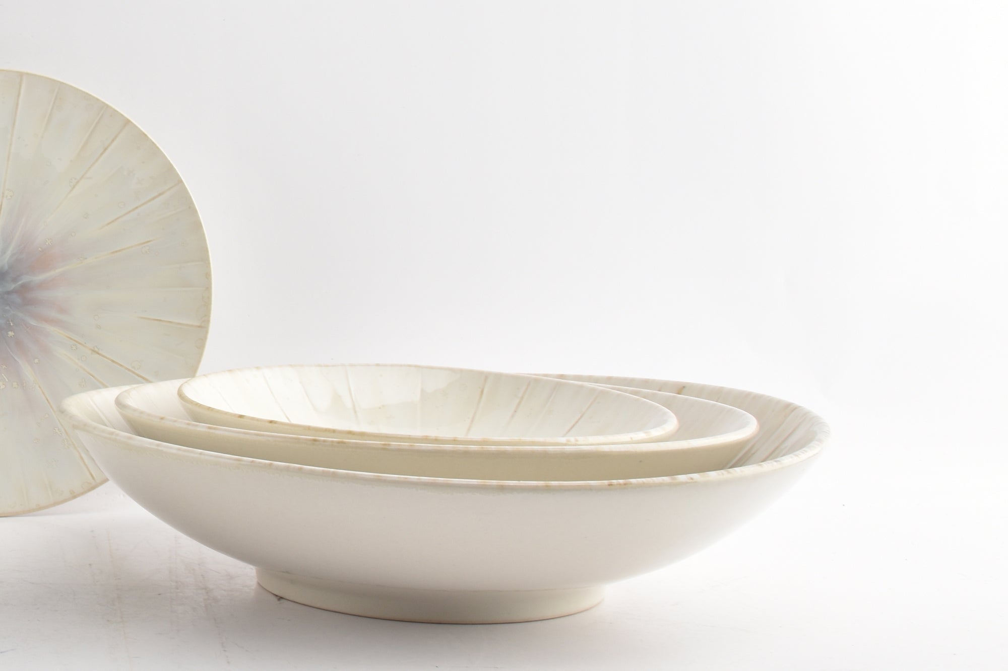 S&P - Bol 19xH5cm blanc Eclipse - 1 SET - 4 pièces