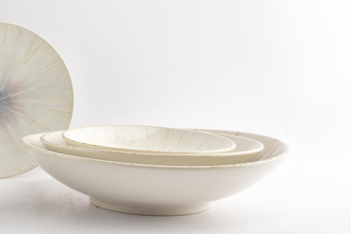 S&amp;P - Bol 29,5xH7,5cm blanc Eclipse