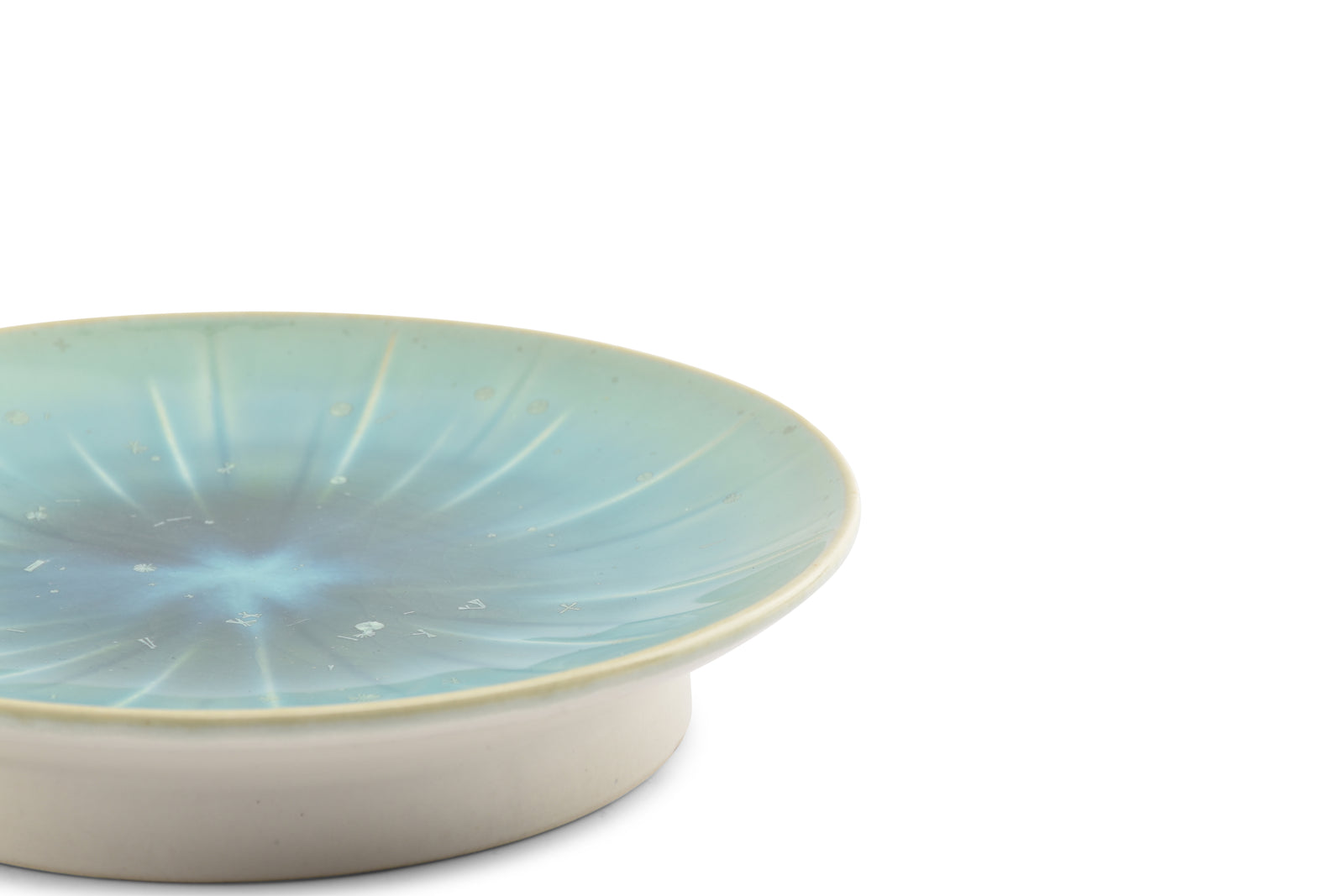 S&P - Assiette plate 18xH3,5cm turquoise Eclipse - 1 SET - 4 pièces