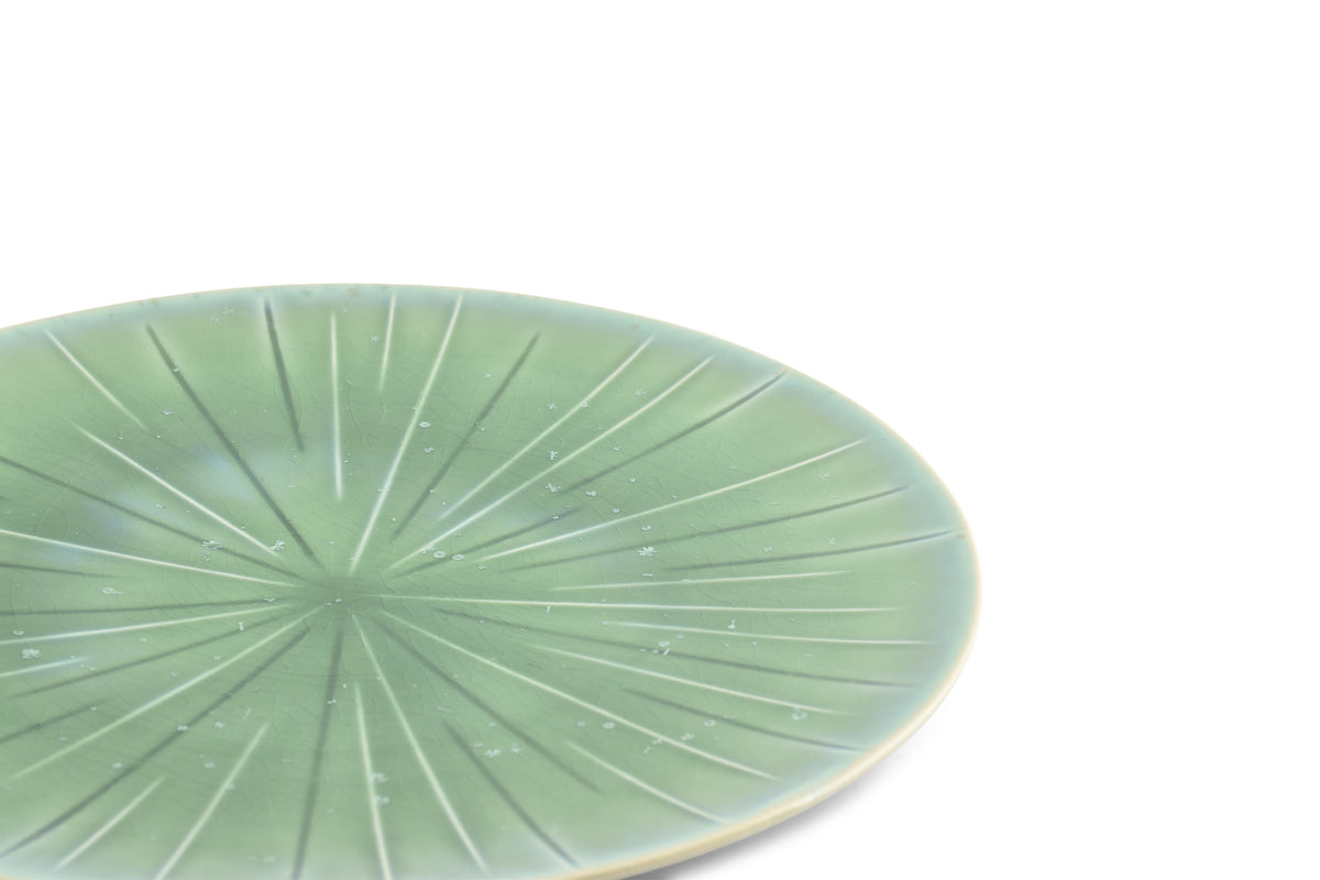 S&amp;P - Assiette plate 28cm turquoise Eclipse - 1 SET - 4 pièces