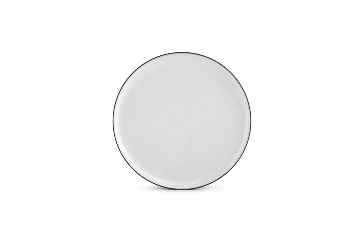 S&amp;P - Assiette plate 20cm blanc Fina - 1 SET - 4 pièces