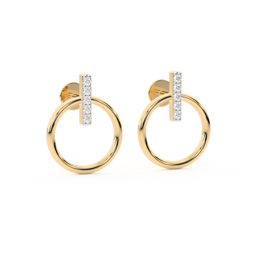 Oorbellen - Geel Goud